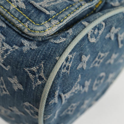 Louis Vuitton Monogram Denim Neo Speedy Hand Bag Blue M95019 Lv