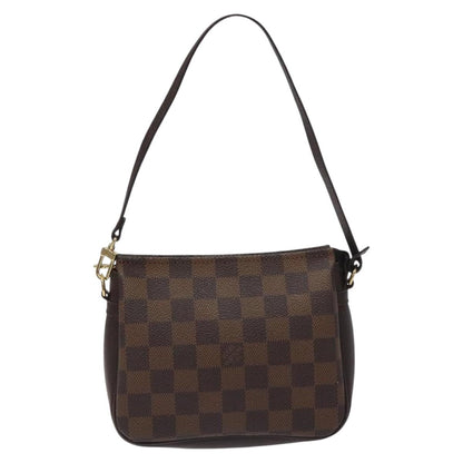 Louis Vuitton Damier Ebene Trousse Makeup Pouch N51982 Lv