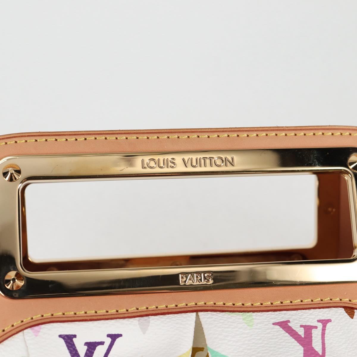 Louis Vuitton Monogram Multicolor Judy Pm Shoulder Bag White M40257