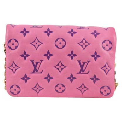 Louis Vuitton Monogram Pochette Coussin Shoulder Bag Pink M80745 Lv