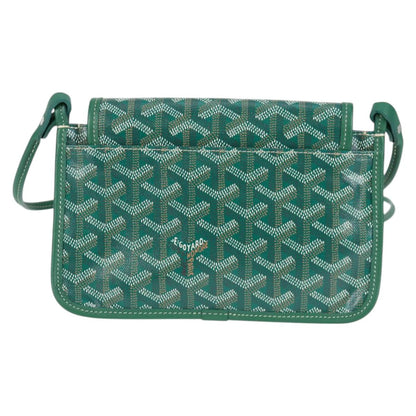Goyard Herringbone Plum Shoulder Bag Pvc Green