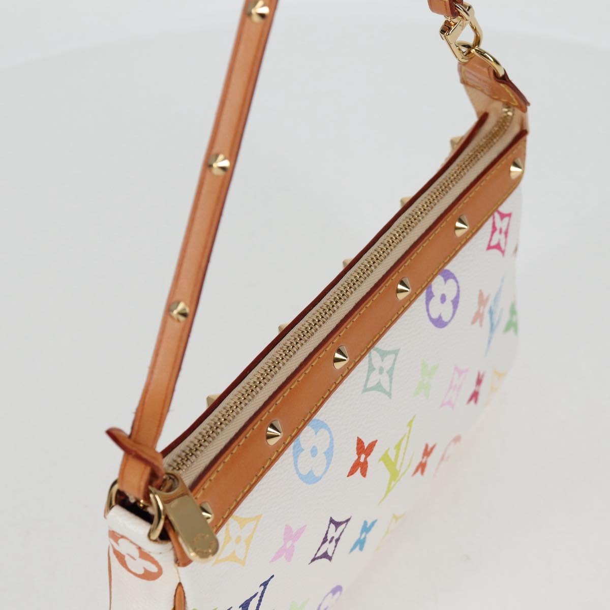 Louis Vuitton Multicolor Pochette Accessoires Pouch White M92649