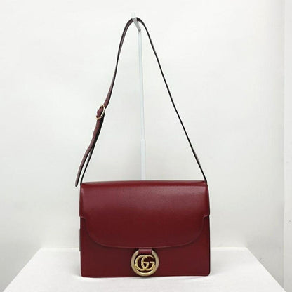 Gucci GG Ring Leather Shoulder Bag (589471) (7994270)