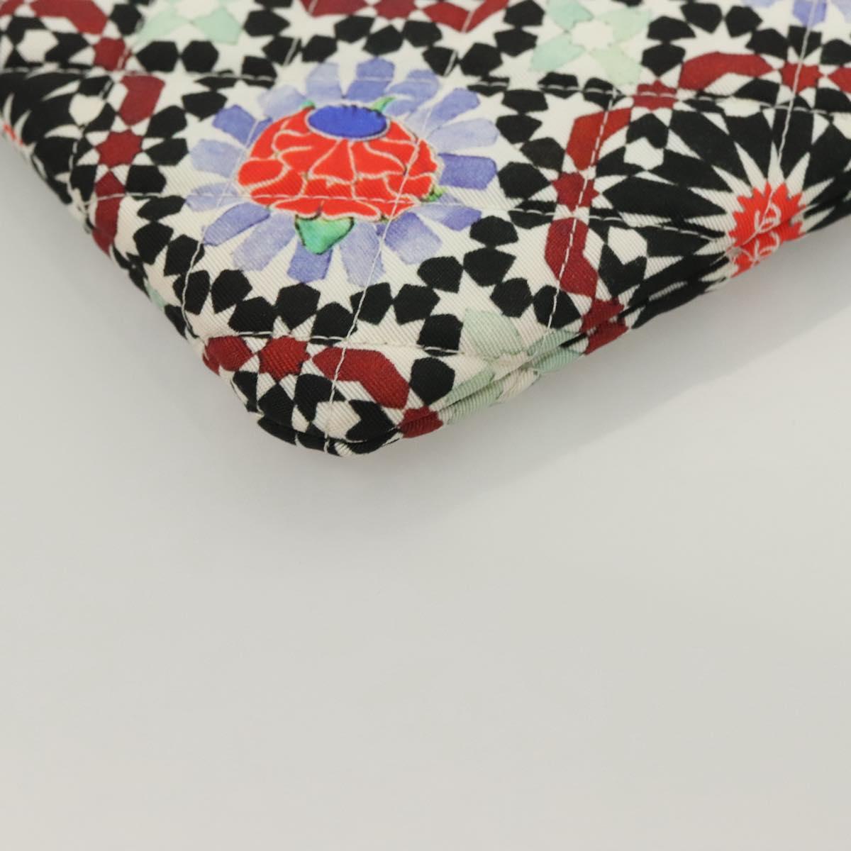 Chanel Matelasse Coco Mark Pouch Nylon Multicolor Cc