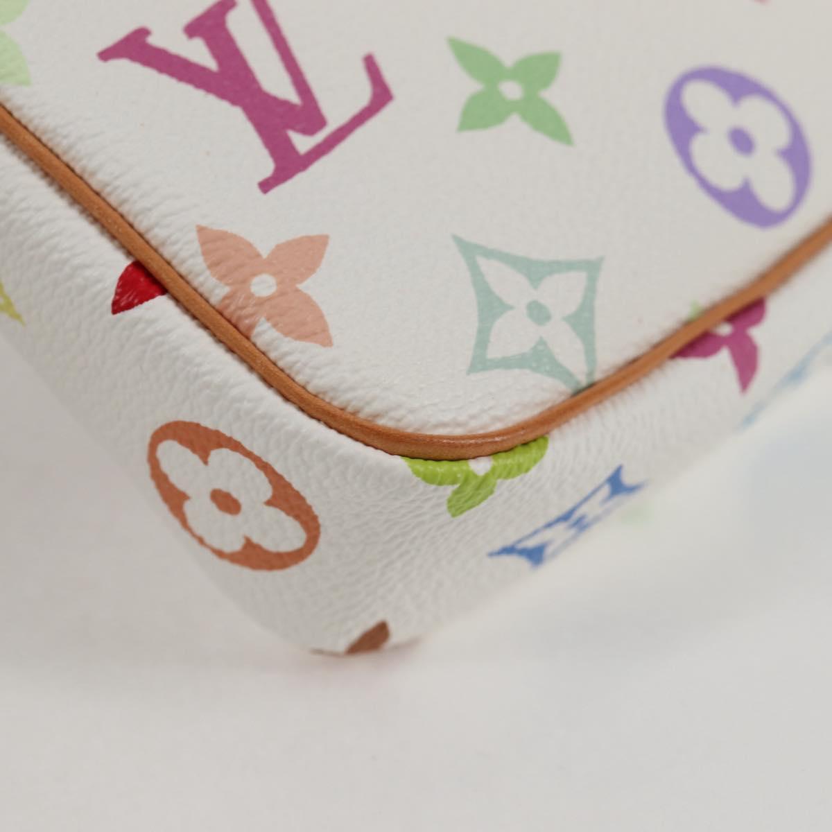 Louis Vuitton Multicolor Pochette Accessoires Pouch White M92649