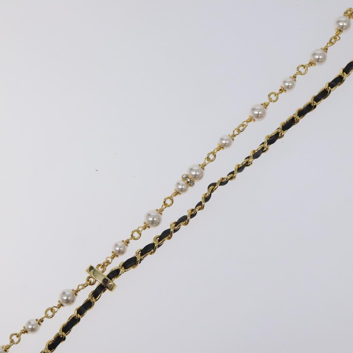 Chanel Coco Mark Chain Necklace Metal Made In 2024 Gold Cc