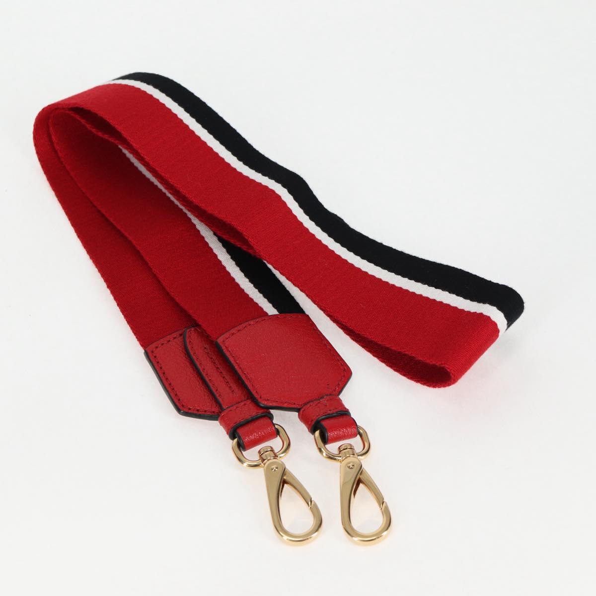 Miu Miu Shoulder Bag Leather Red Gold