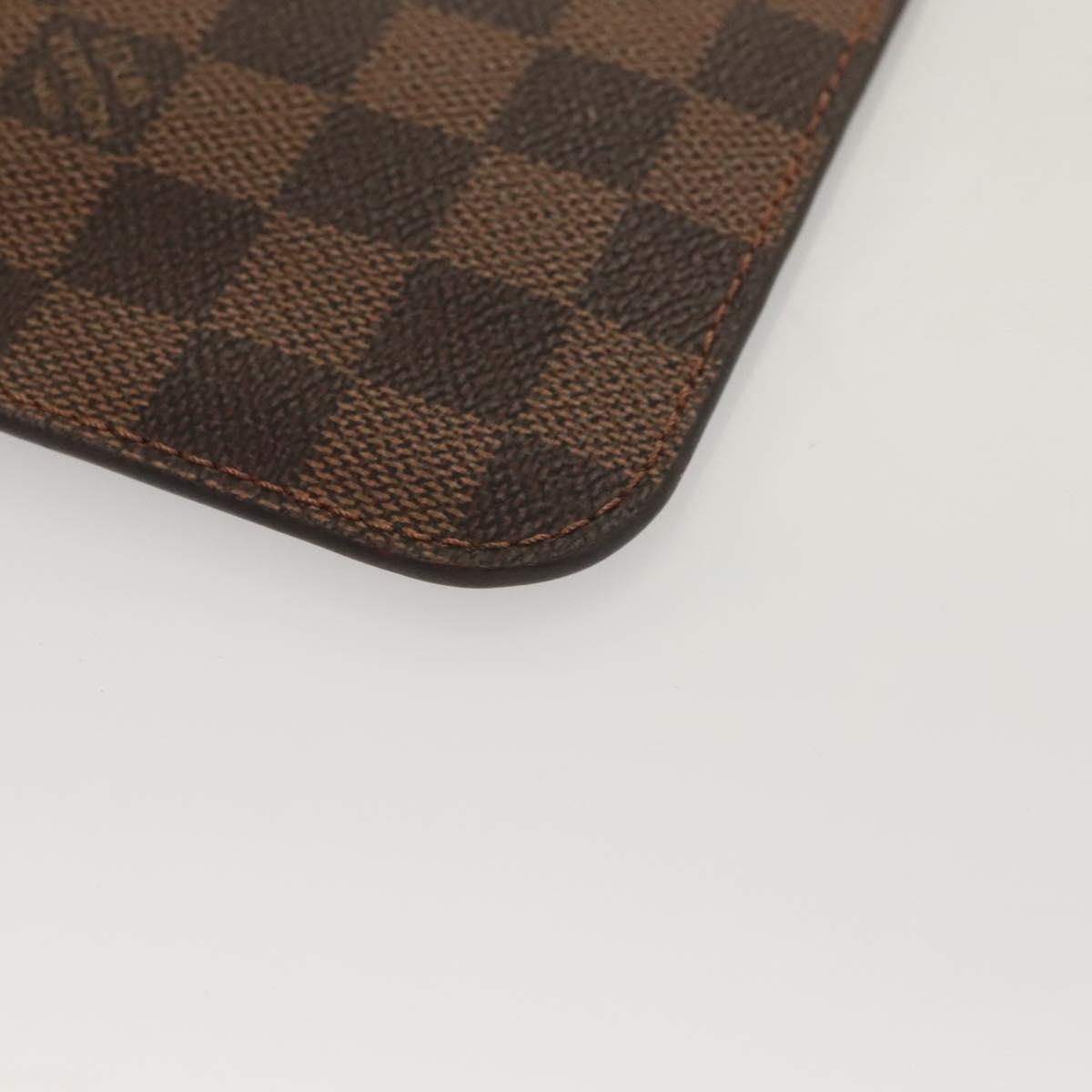 Louis Vuitton Damier Ebene Neverfull Mm Pouch Accessory Pouch Lv