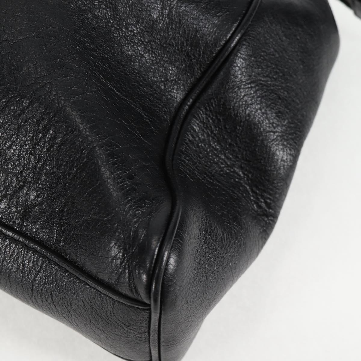 Gucci Gg Marmont Hand Bag Leather Black Gold 515937