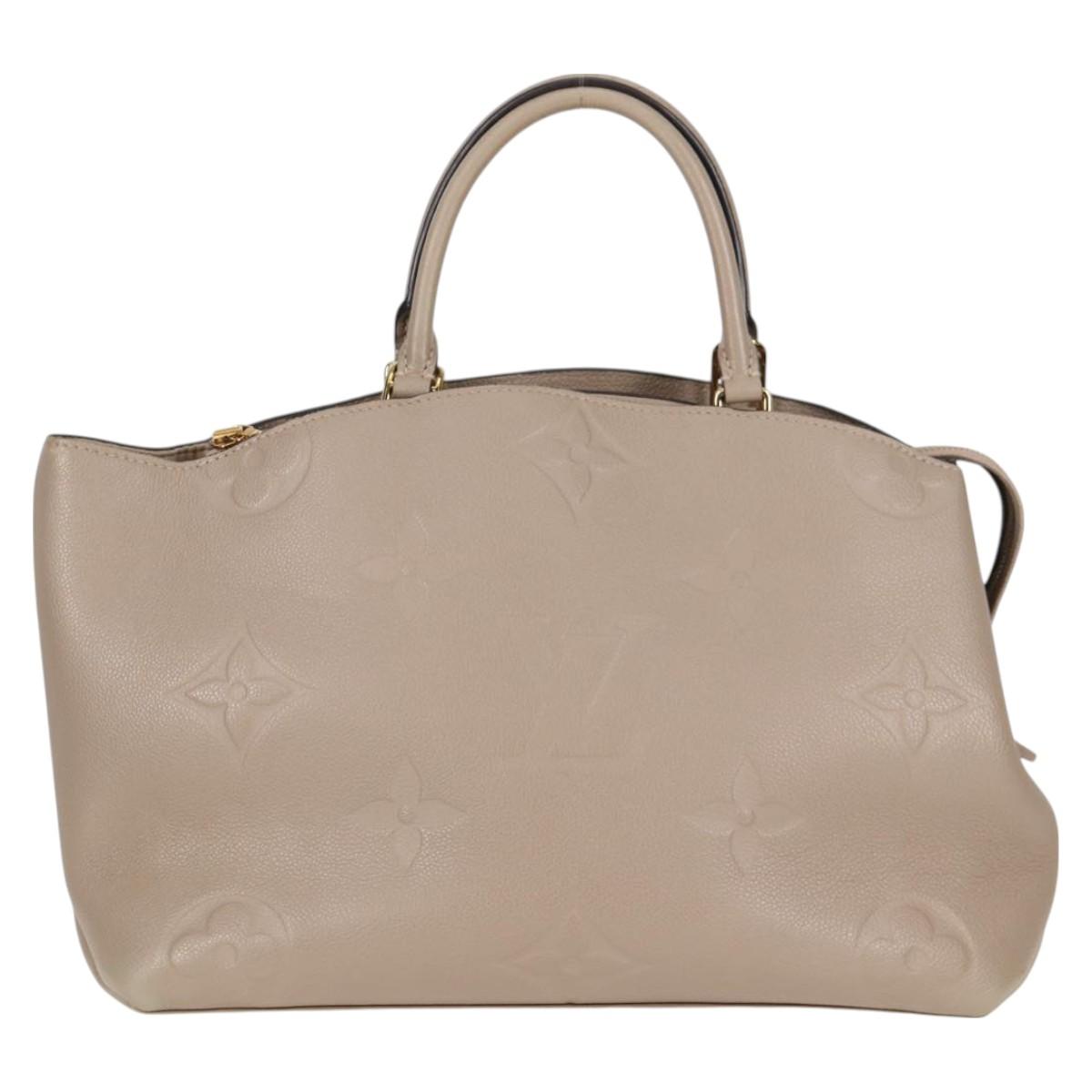 Louis Vuitton Monogram Empreinte Grand Palais Mm Bag Beige M45833 Lv