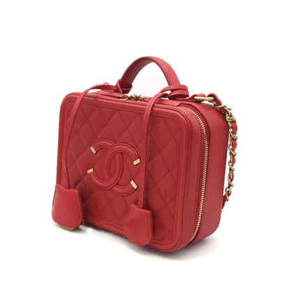 Chanel Caviar Cosmetic Tote And Shoulder Bag (1533725)