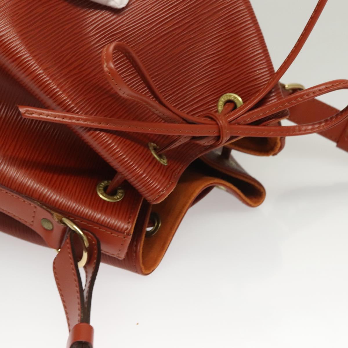 Louis Vuitton Epi Petit Noe Shoulder Bag Brown M44103 Lv