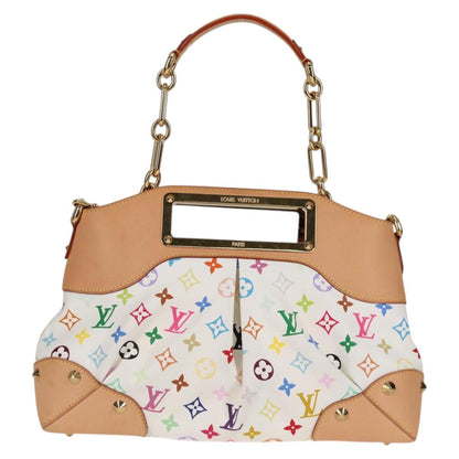 Louis Vuitton Multicolor Judy Mm Hand Bag 2WAY White M40255