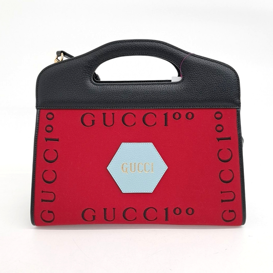 Gucci 100th Anniversary Tote And Shoulder Bag (676310) (10000276)