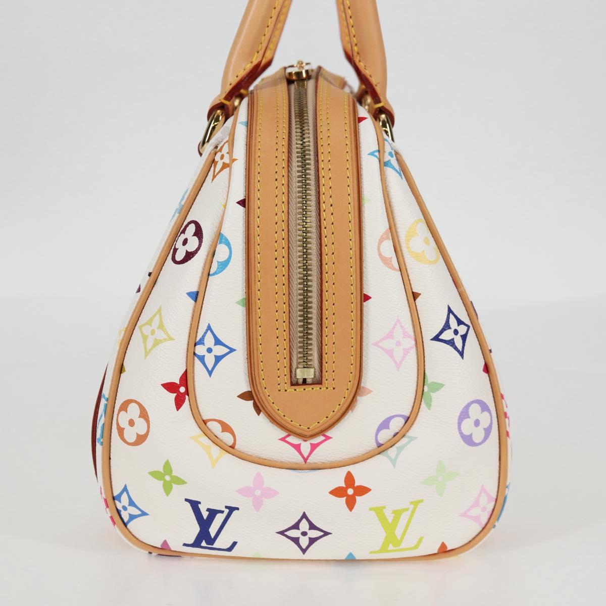 Louis Vuitton Monogram Multicolor Priscilla Hand Bag White M40096