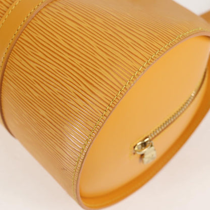 Louis Vuitton Epi Soufflot Hand Bag Yellow M52229 Lv