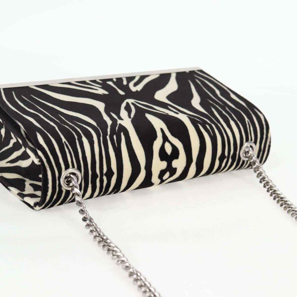 Saint Laurent Chain Bag Fabric Zebra Pattern 707690 Faaia 1075