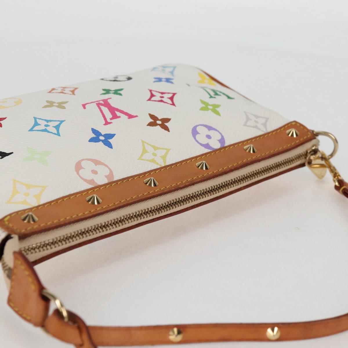 Louis Vuitton Multicolor Pochette Accessoires Pouch White M92649 Lv