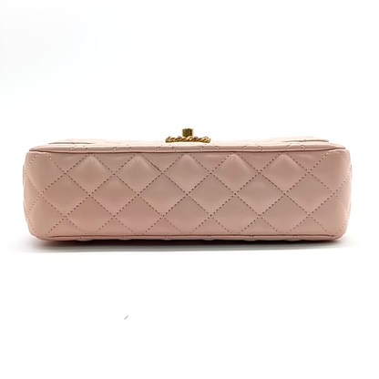 Chanel Lambskin Top Handle Small Flap Bag As4530 (10016046)