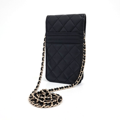 Chanel Caviar Phone Holder Cross Bag Ap3880 (10019204)