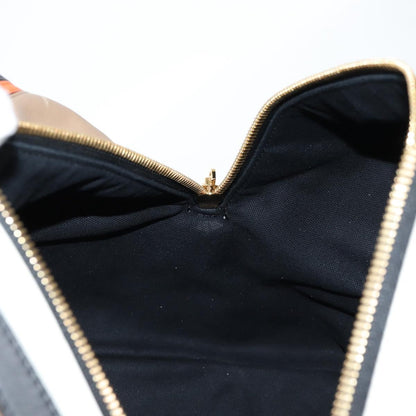 Burberry Hand Bag Leather 2WAY Black Gold
