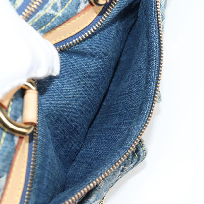 Louis Vuitton Monogram Denim Neo Speedy Hand Bag Blue M95019 Lv