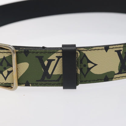 Louis Vuitton Monogram Camouflage Ceinture Belt Green M9646u Lv