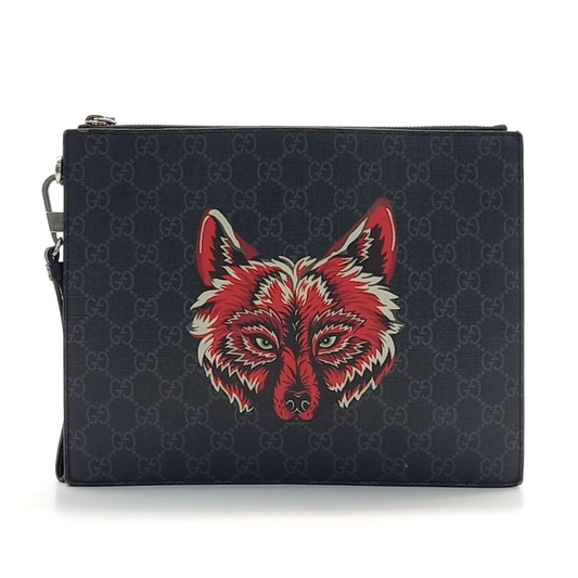 Gucci Supreme Wolf Clutch (547084) (10060849)