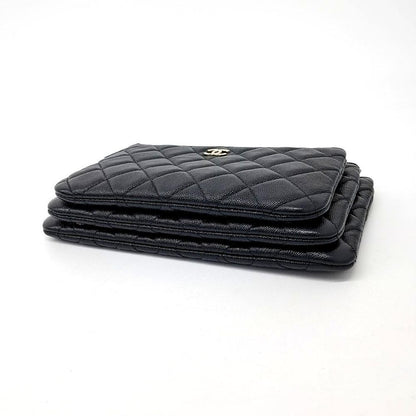 Chanel Caviar Trio Clutch (6138864)