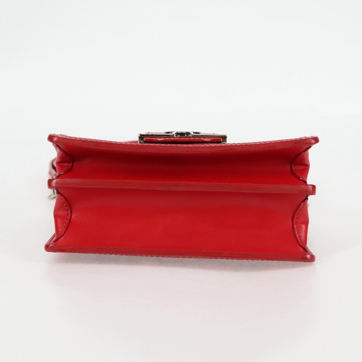 Louis Vuitton Monogram Lace Dauphine Mini Shoulder Bag Red M20359