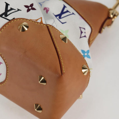 Louis Vuitton Monogram Multicolor Judy Mm Bag 2WAY White M40255 Lv