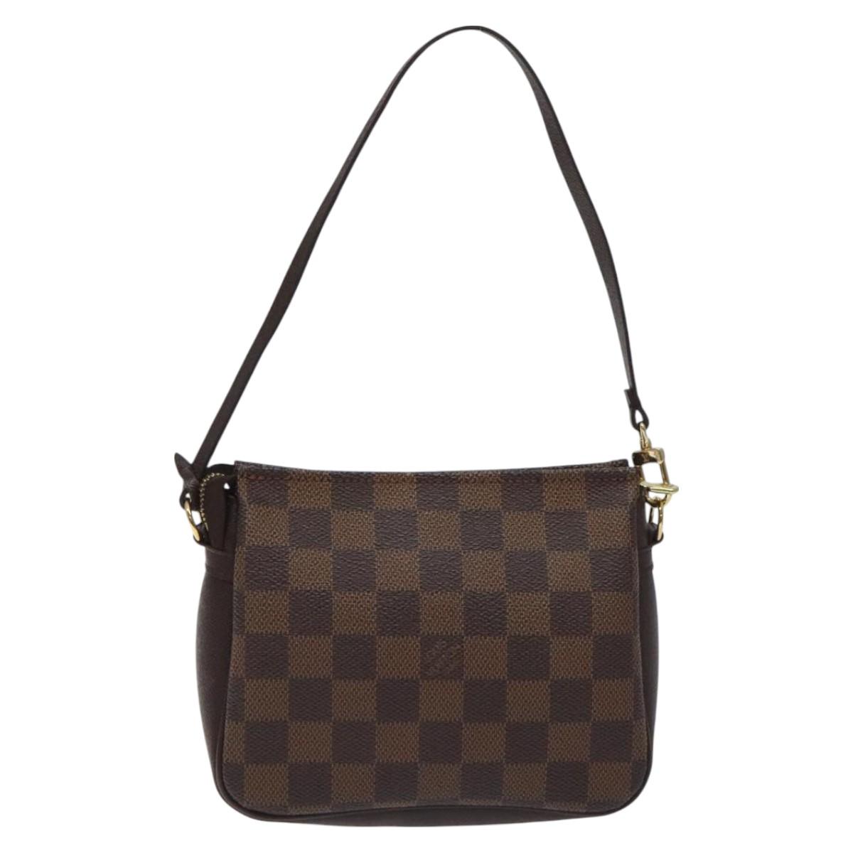 Louis Vuitton Damier Ebene Trousse Makeup Pouch N51982 Lv