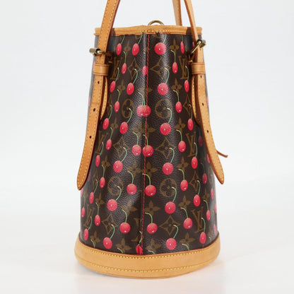 Louis Vuitton Monogram Cherry Bucket Pm Shoulder Bag M95012 Lv