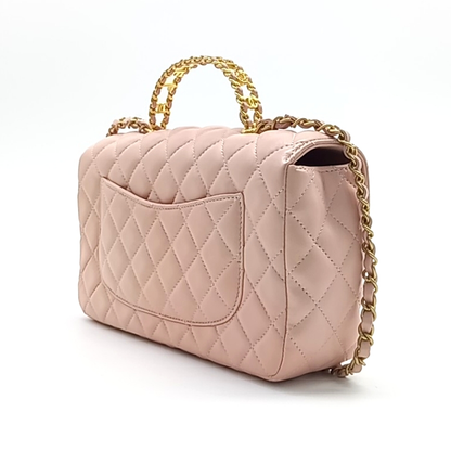 Chanel Lambskin Top Handle Small Flap Bag As4530 (10016046)