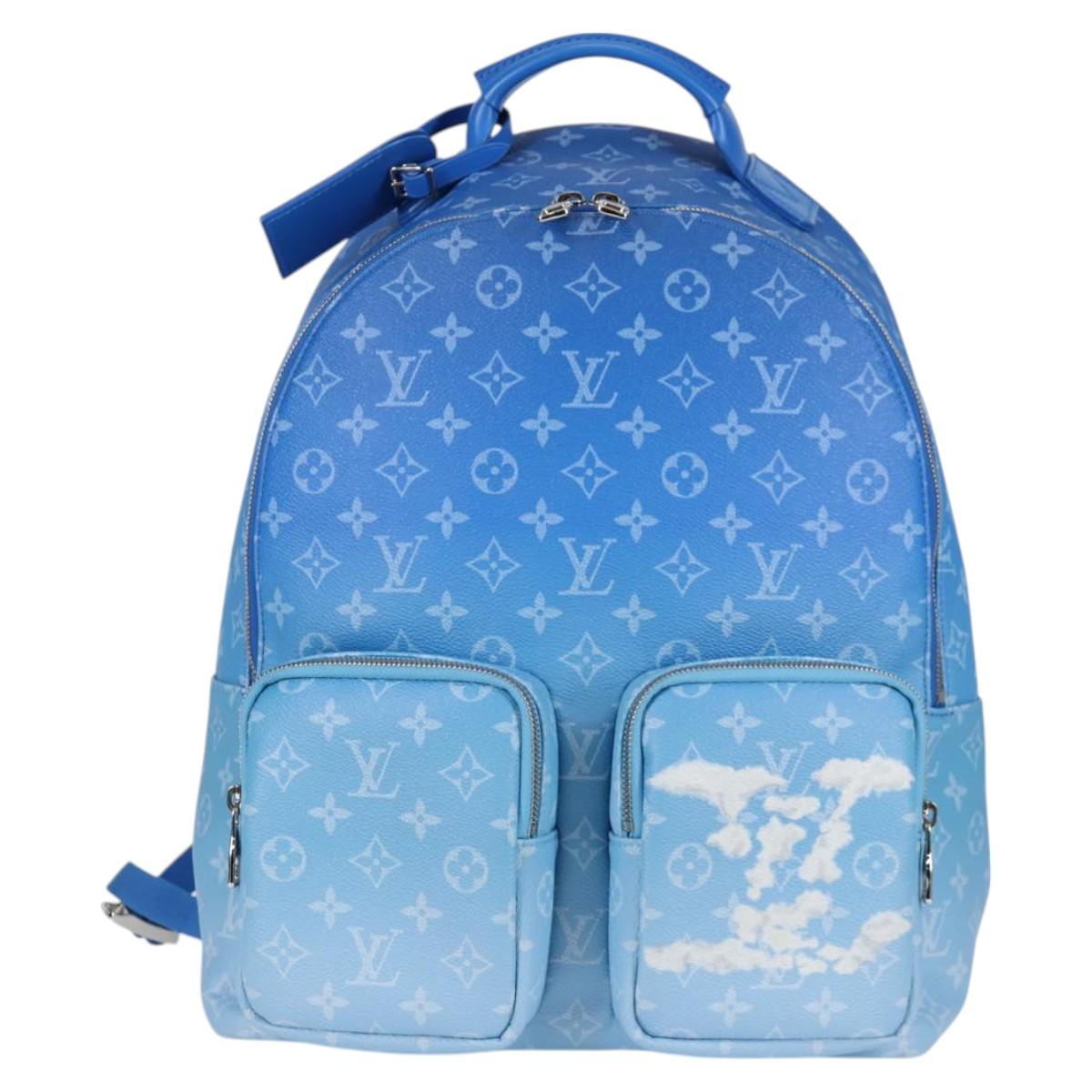Louis Vuitton Clouds Backpack Multi Pocket Backpack Blue M45441 Lv