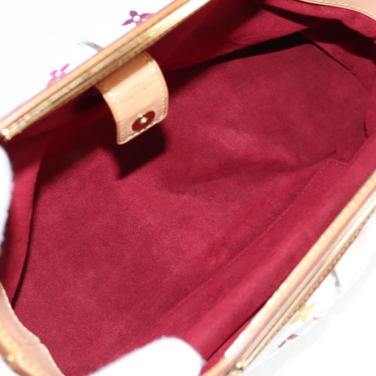 Louis Vuitton Monogram Multicolor Judy Mm Bag 2WAY White M40255 Lv