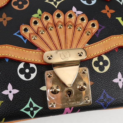 Louis Vuitton Monogram Multicolor Gracie Mm Hand Bag Black M92591