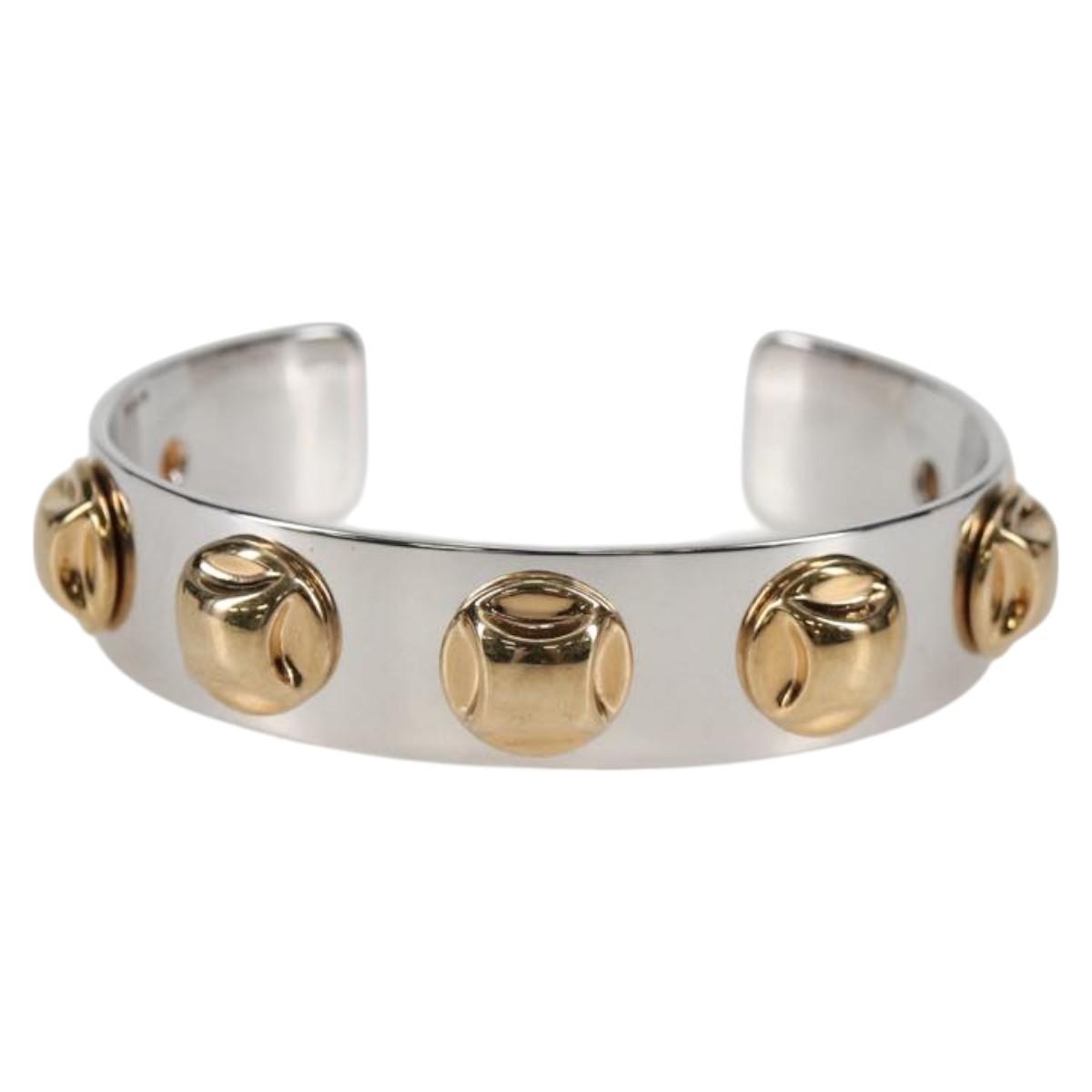 Celine Bracelet Metal Gold Silver 46n976bra