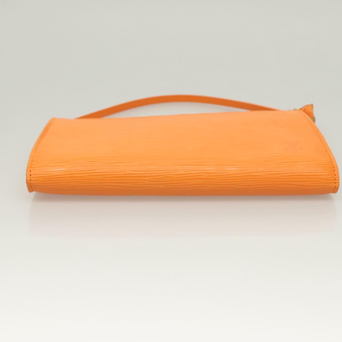 Louis Vuitton Epi Pochette Accessoires Pouch Orange Mandarin M5294h