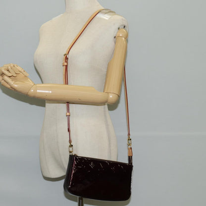 Louis Vuitton Vernis Pochette Accessoires Pouch Amarante M91576 Lv