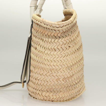 Chloe Mercy Shoulder Bag Raffia Beige