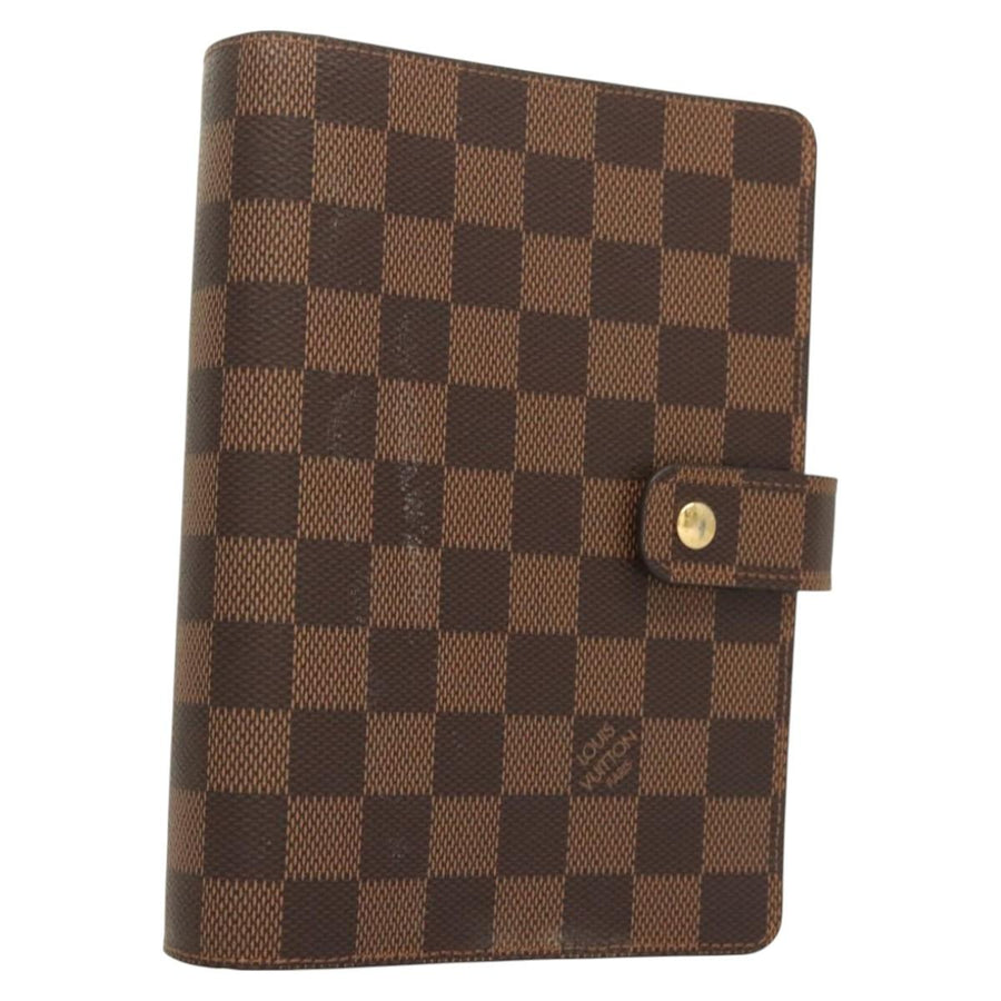 Louis Vuitton Damier Ebene Agenda Mm Day Planner Cover R20240 Lv