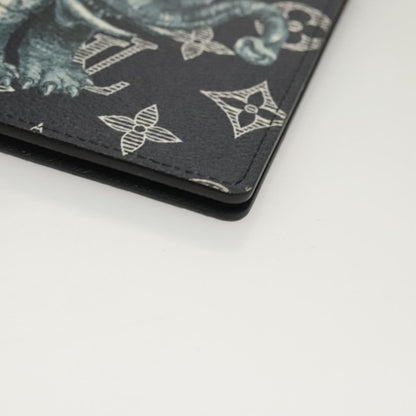 Louis Vuitton Monogram Savanna Couverture Passport Case Navy Lv