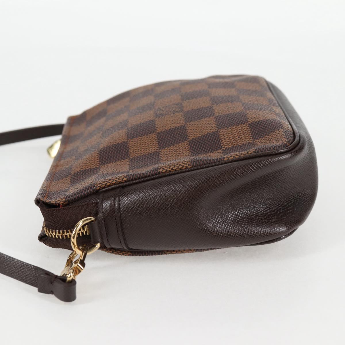 Louis Vuitton Damier Ebene Trousse Makeup Pouch N51982 Lv