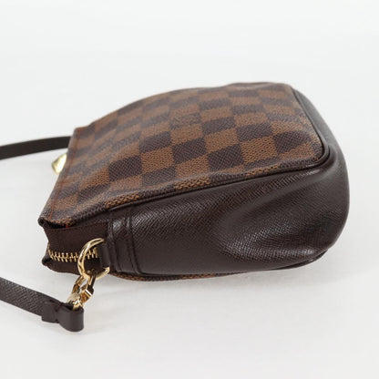 Louis Vuitton Damier Ebene Trousse Makeup Pouch N51982 Lv