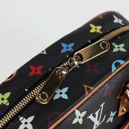 Louis Vuitton Monogram Multicolor Trouville Hand Bag Black M92662