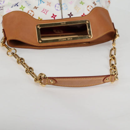 Louis Vuitton Monogram Multicolor Judy Mm Bag 2WAY White M40255 Lv
