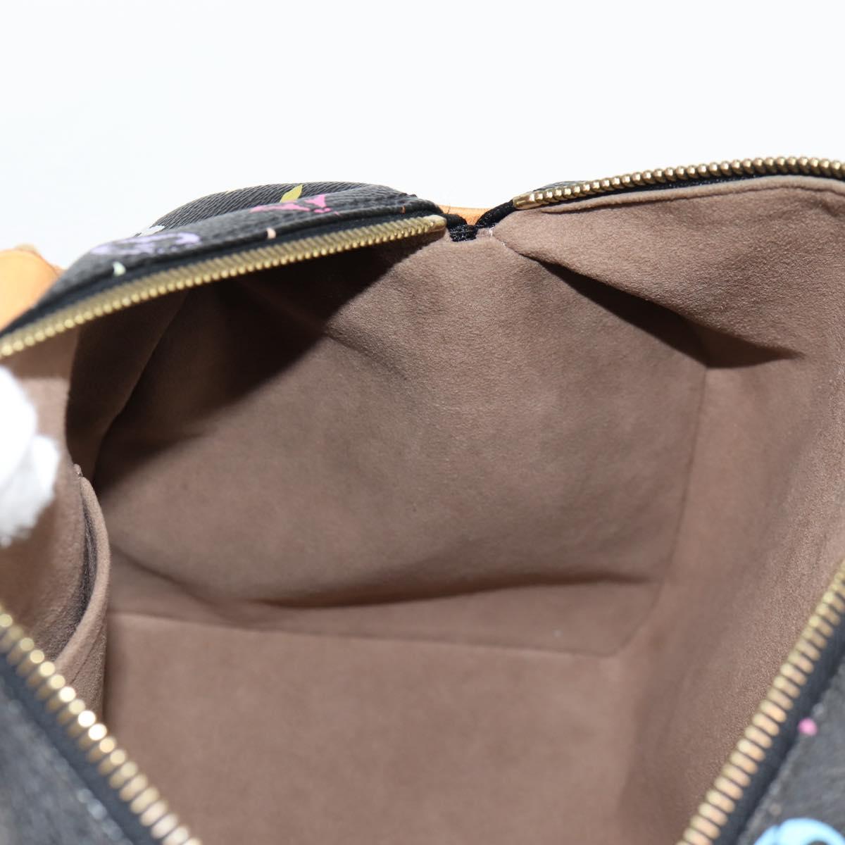 Louis Vuitton Monogram Multicolor Speedy 30 Hand Bag Black M92642