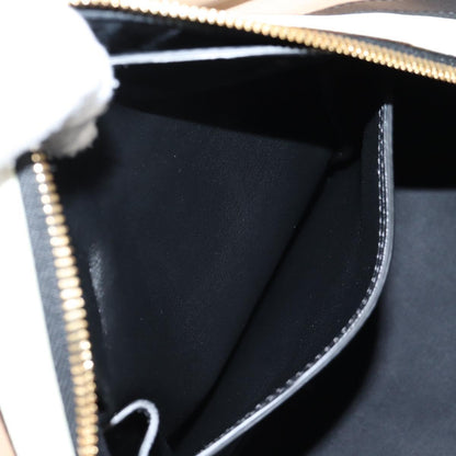 Burberry Hand Bag Leather 2WAY Black Gold