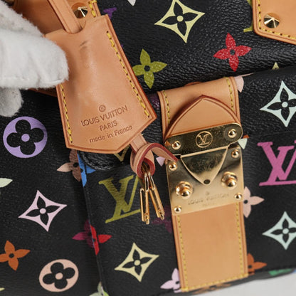 Louis Vuitton Monogram Multicolor Speedy 30 Hand Bag Black M92642